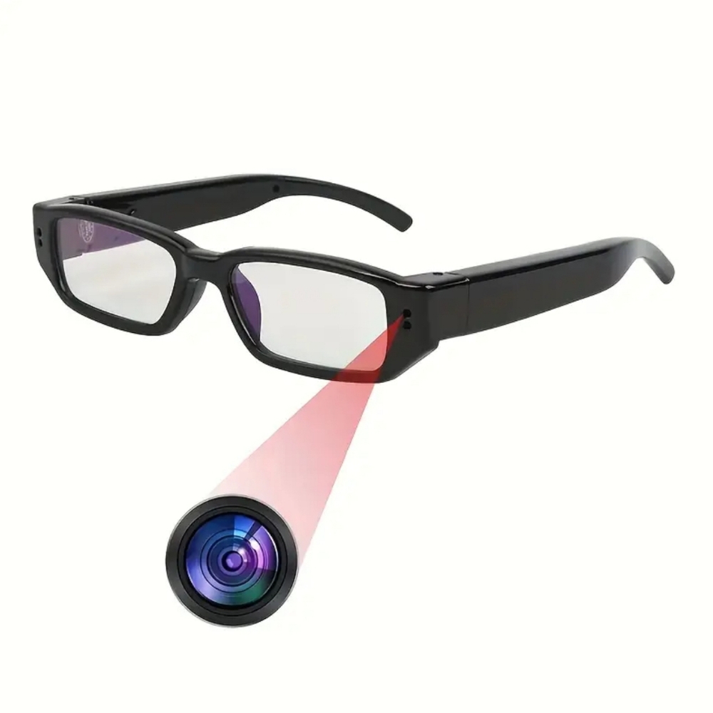 Black Smart Glasses with Camera & Discreet Design